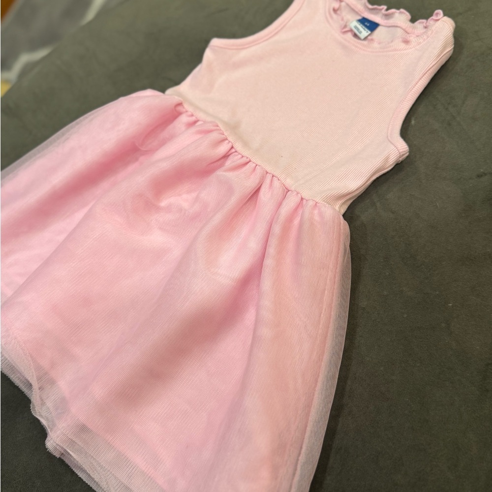 Old Navy Pink Kids Casual Dress - Picture 3 of 4